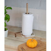 Kit Porta Rolo De Papel Toalha E Suporte Porta Guardanapos De Mesa Cozinha Branco Yoi